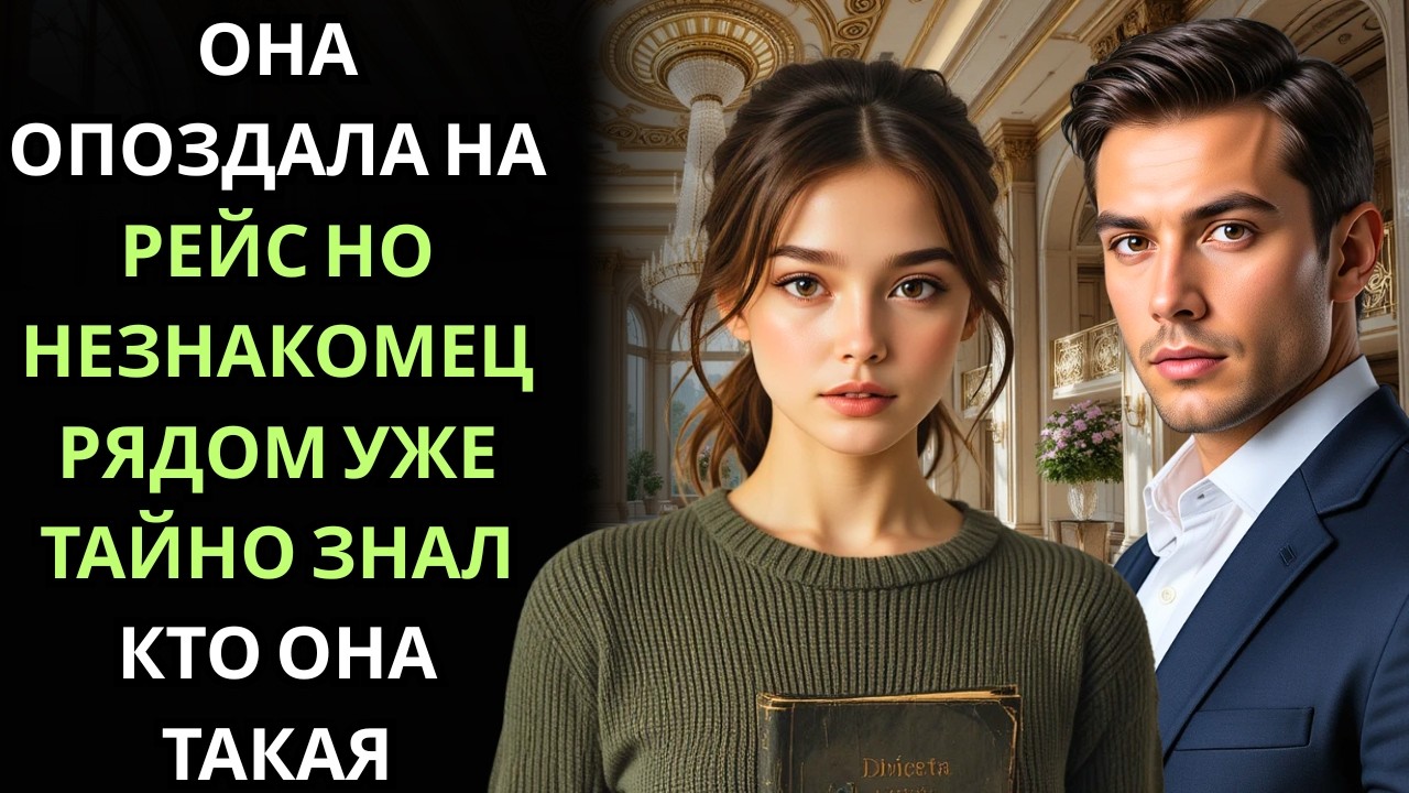 ОНА ОПОЗДАЛА НА РЕЙС НО НЕЗНАКОМЕЦ РЯДОМ УЖЕ ТАЙНО ЗНАЛ КТО ОНА ТАКАЯ