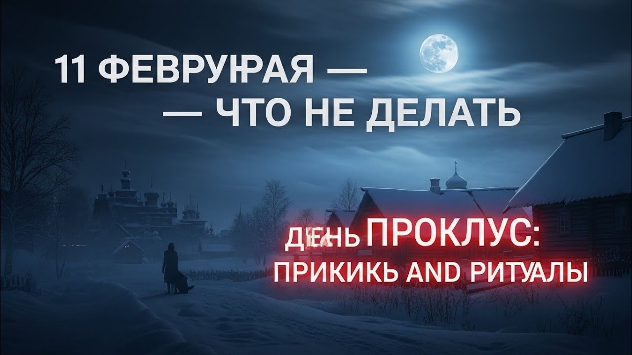 11 ФЕВРАЛЯ: ЧТО НЕЛЬЗЯ ДЕЛАТЬ! Проклов день приметы