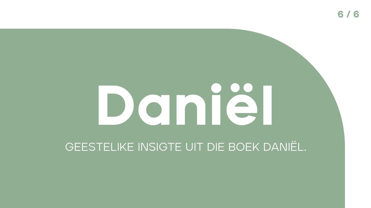 Wanneer ons geloof voor die vuur staan!! (Daniël 3)