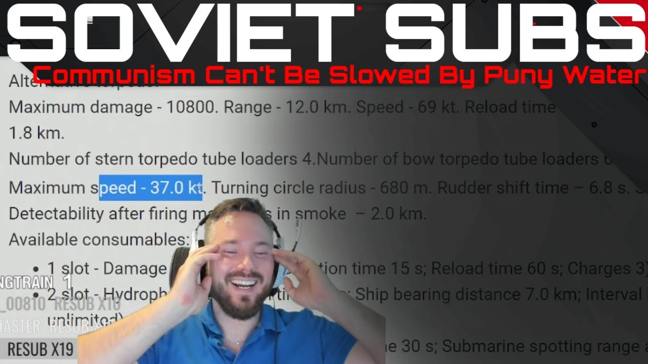 Soviet Submarines - Communism Can't Be Slowed By Puny Water