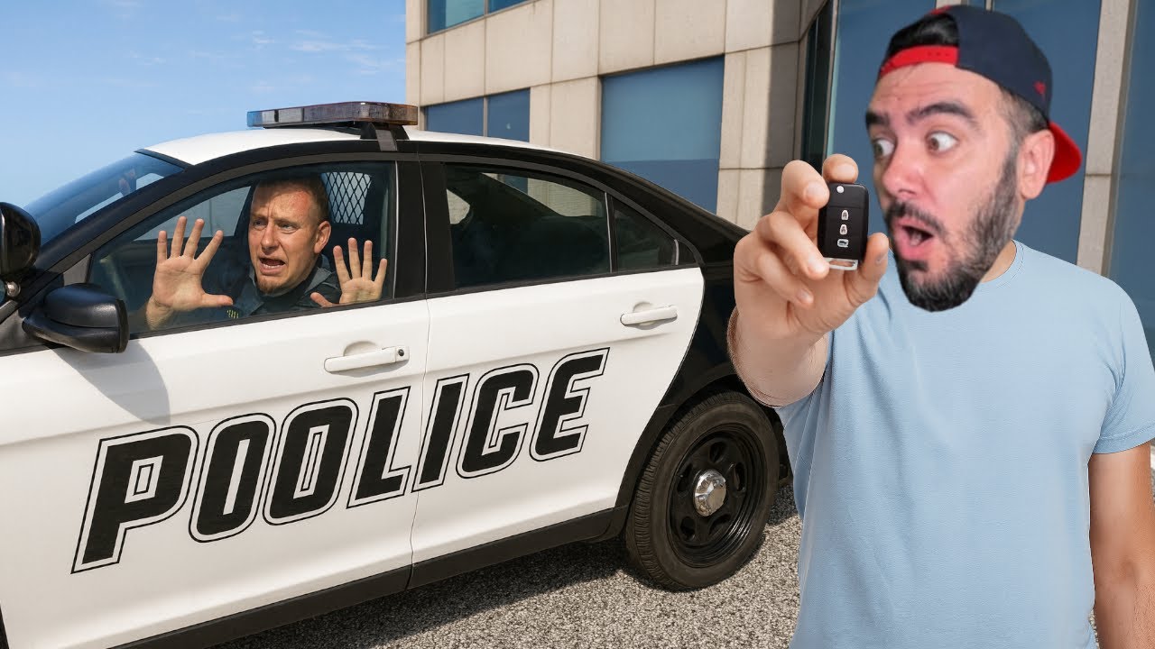 FRANKLIN POLISI ARABASININ I&Ccedil;INE KILITLEDI - GTA 5 MODS