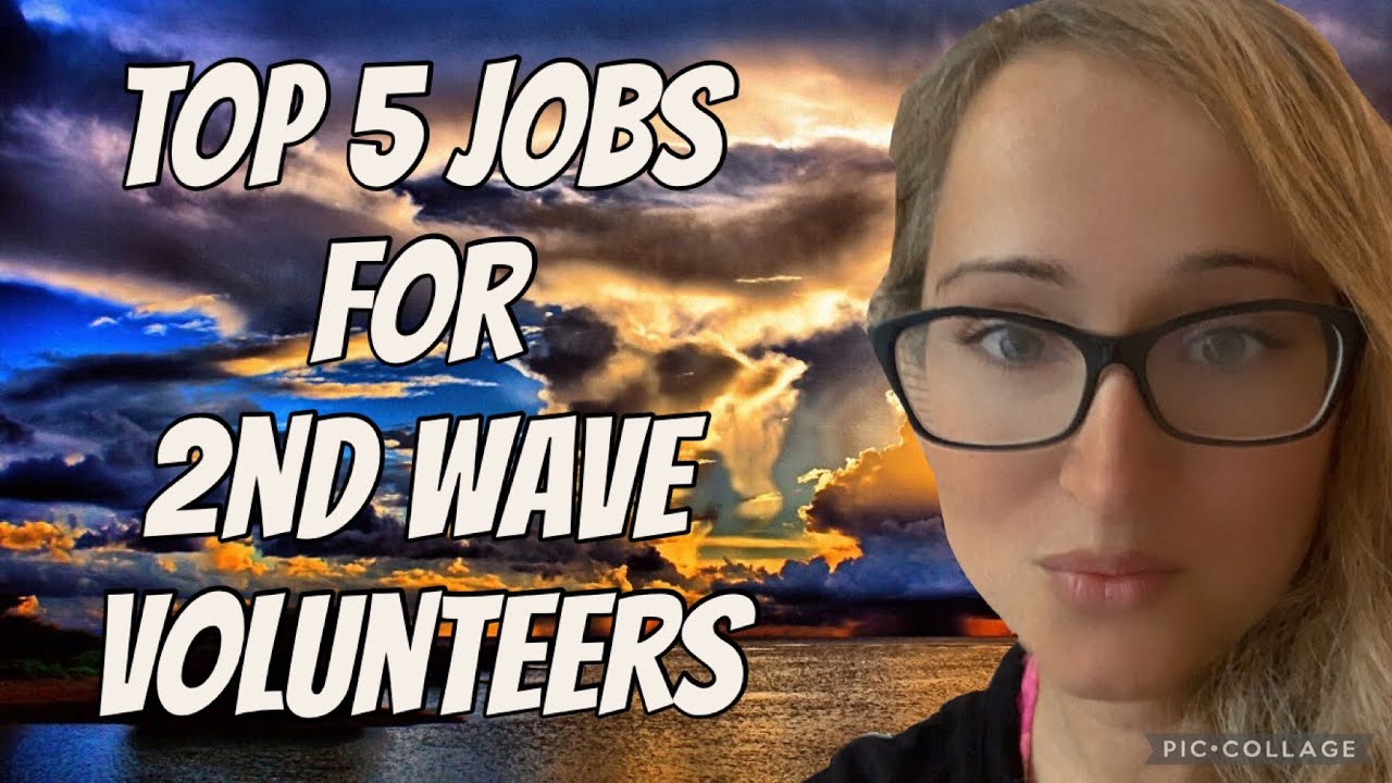 Top 5 Jobs for second Wave Volunteer careers. A Visits to the Career Councillor.