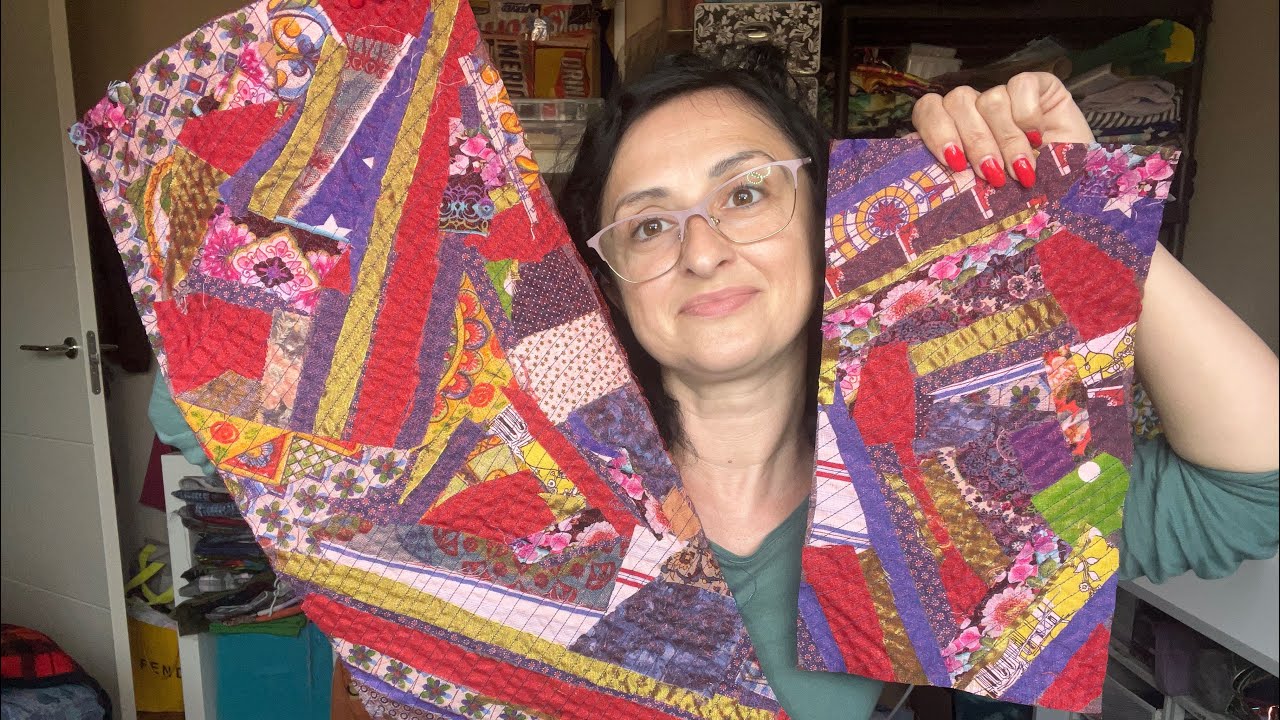 ✅tutorial:preparando bloques de patchwork “pizza” sin base muy fácil y muy creativo ♻️reutilizacion