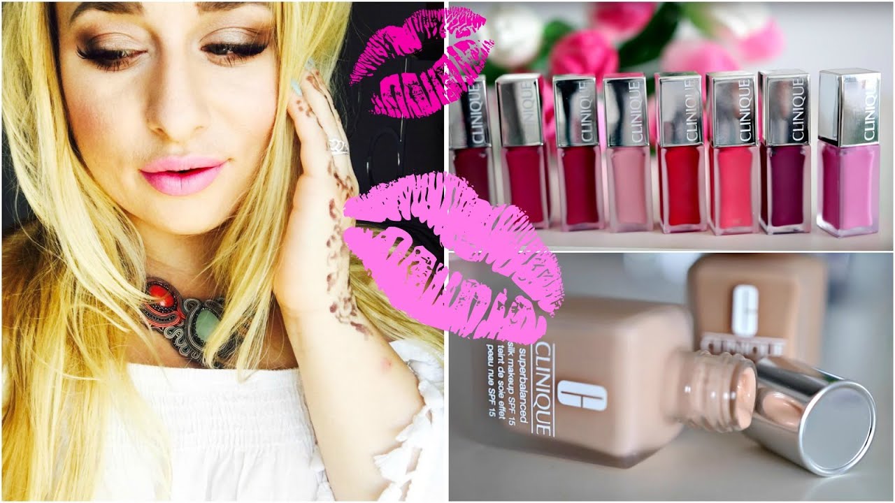 SUPERBALANCED SILK MAKEUP & MATOWE POMADKI POP CLINIQUE!