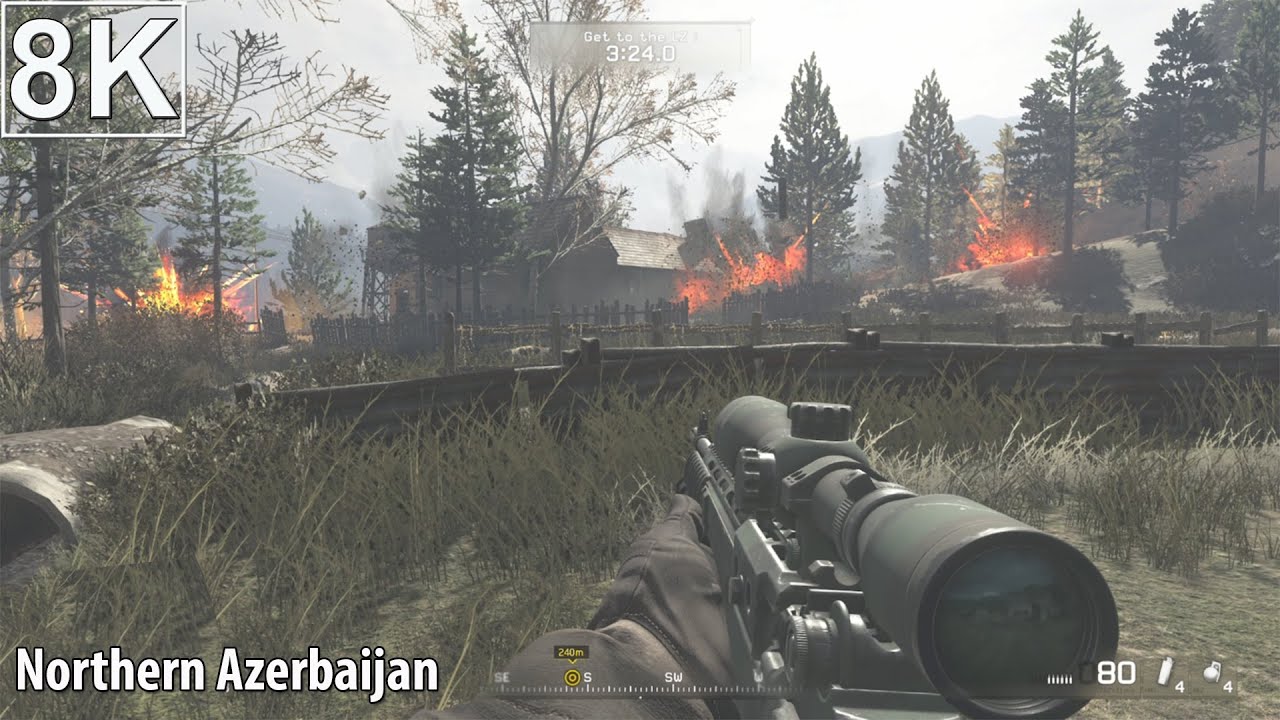 call of duty modern warfare remastered | heat | mission 15 | 8k 60fps