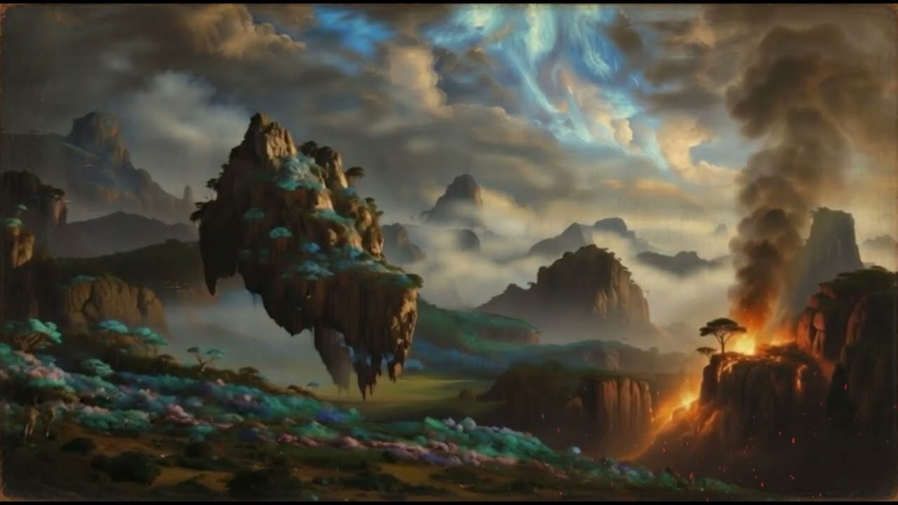 Fire and Ash – 1 Hour Alien Planet Forest Fire Ambiance