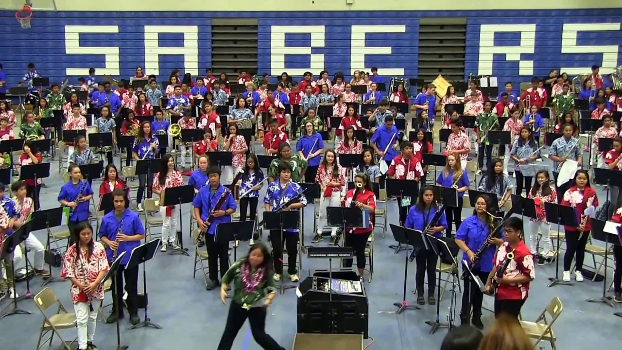 Circle of Life - Maui District Middle Schools' Massed Band Concert 2017