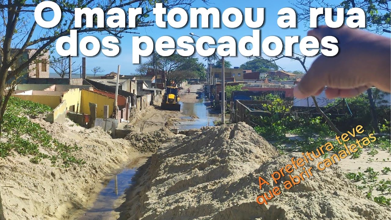 O mar avançando mais uma vez em Atafona #avançodomardeatafona #praia #curtindoapraia