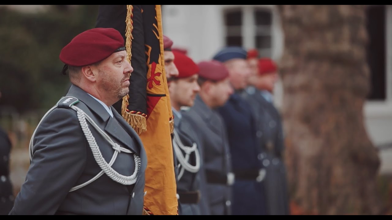 66 Jahre Bundeswehr - Festakt an der Saarbr&uuml;cker Ludwigskirche