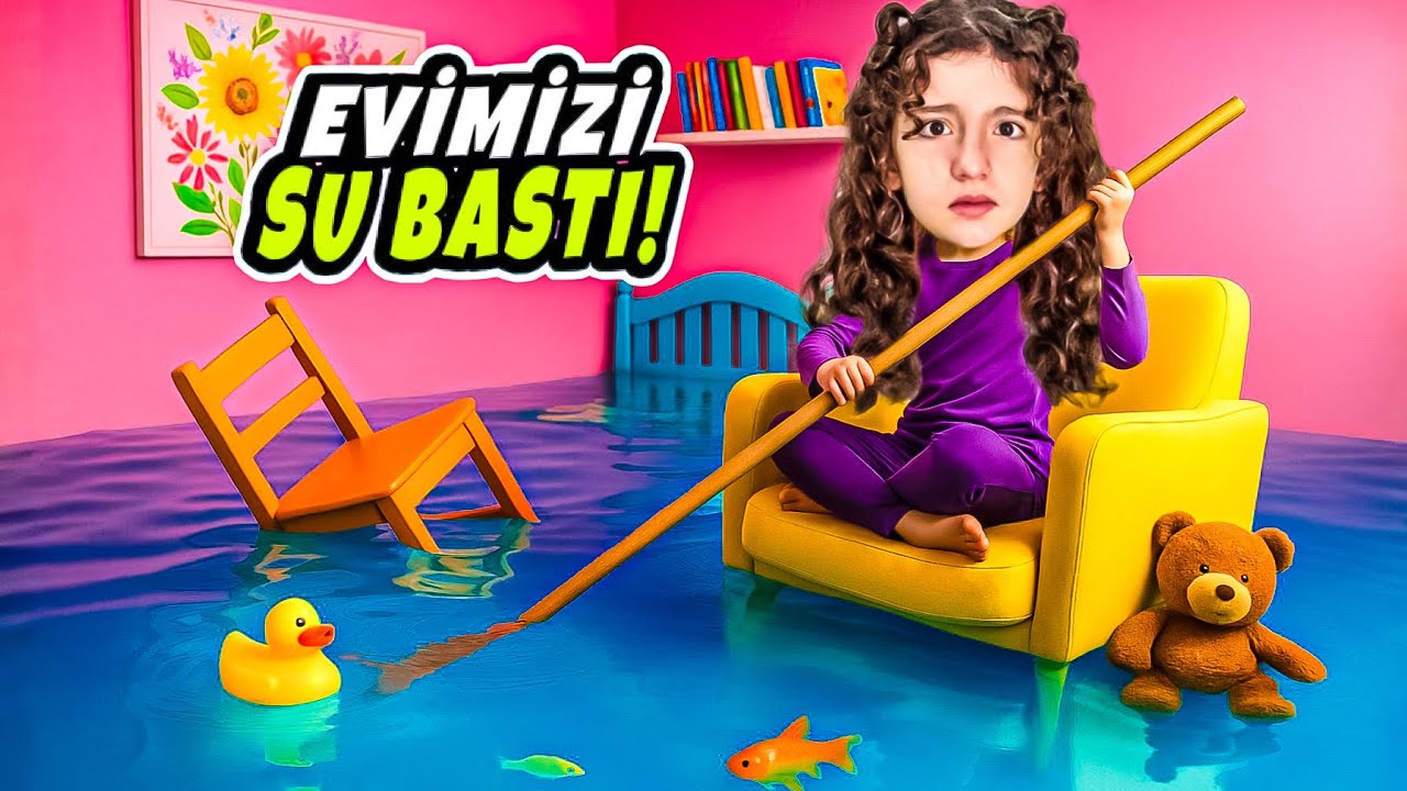 ESMANUR MUSLUKLARI AÇIK BIRAKTI !! EVE SU BASTI !