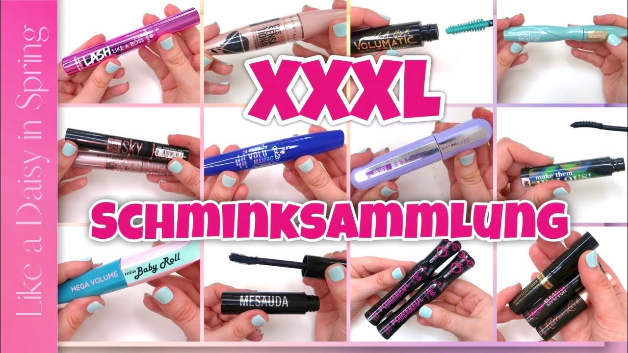 XXXL Schminksammlung 2023 😍 | Mascara Makeup Collection | LikeADaisyInSpring