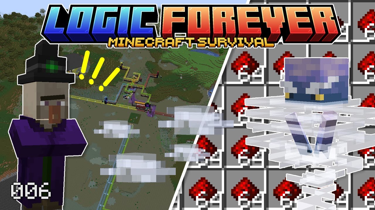 Ферма ведьм на квадроциклах Breeze Powered — Logic Forever: Эпизод №6 — Minecraft 1.21: играем в ...