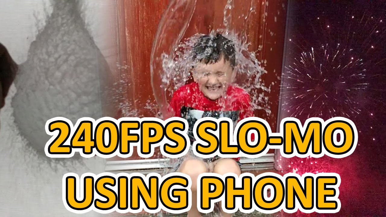 Android phone - Nexus 6P slow motion 240fps examples, Android Nougat (Android N)