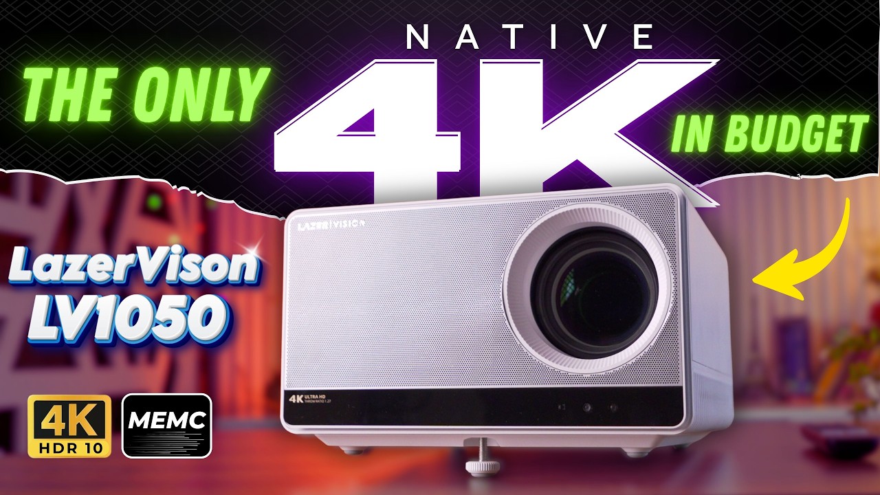 Budget 4K Beast🔥 Native 4K Budget Projector⚡️LazerVision LV1050 Full Review