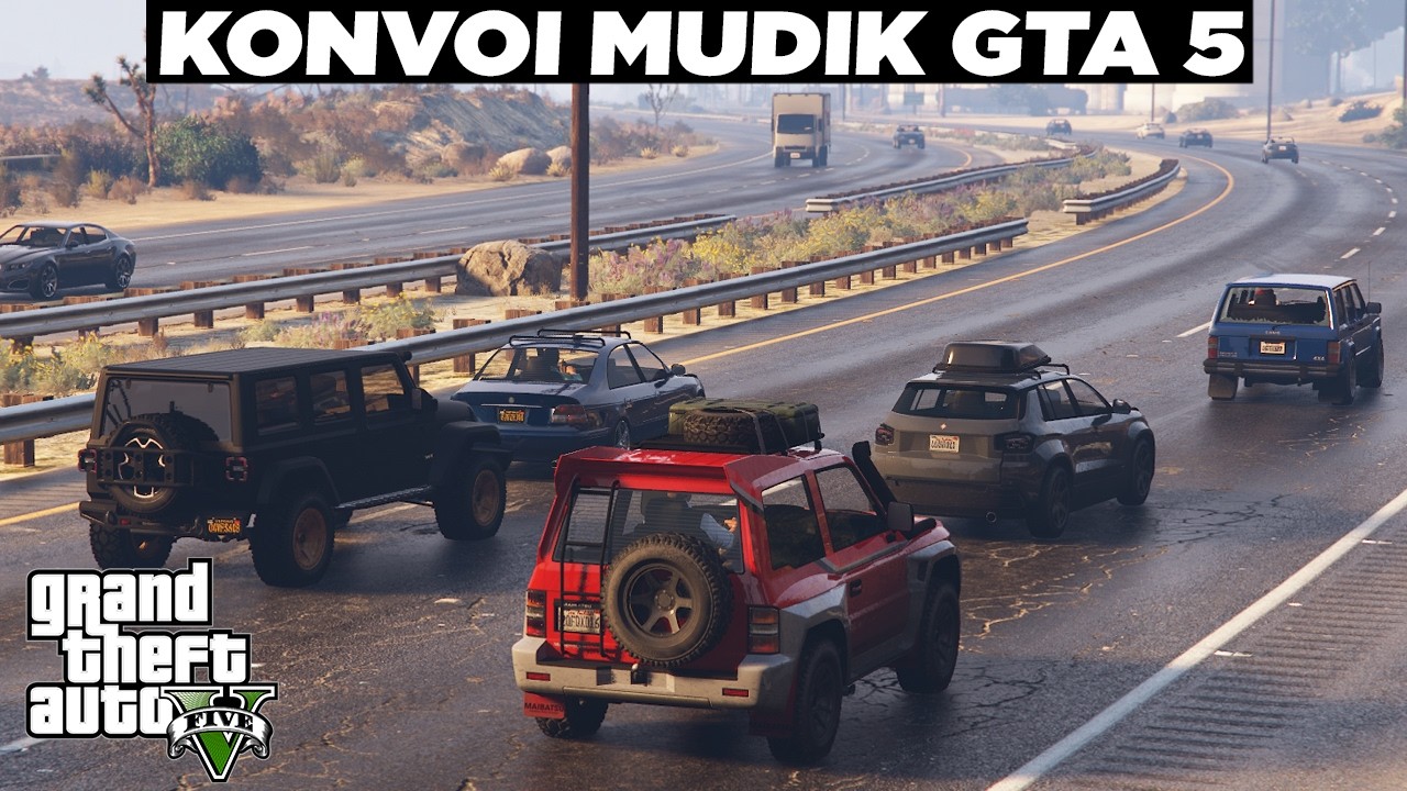 Selalu Ada Cerita Setiap Perjalanan Mudik ke Rumah Nenek 😇😇 GTA 5 Online