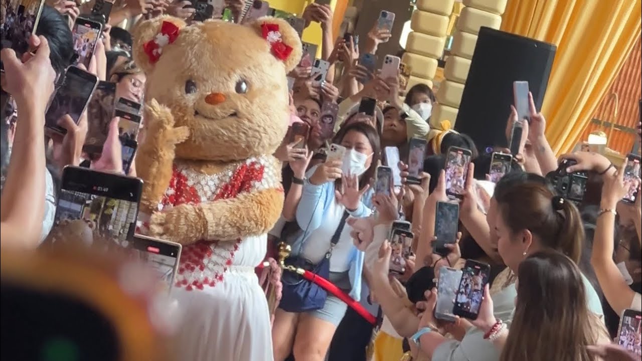 ดูความน่ารักของน้องเนย#น้องหมีเนย#butterbear ##タイのクマのマスコット