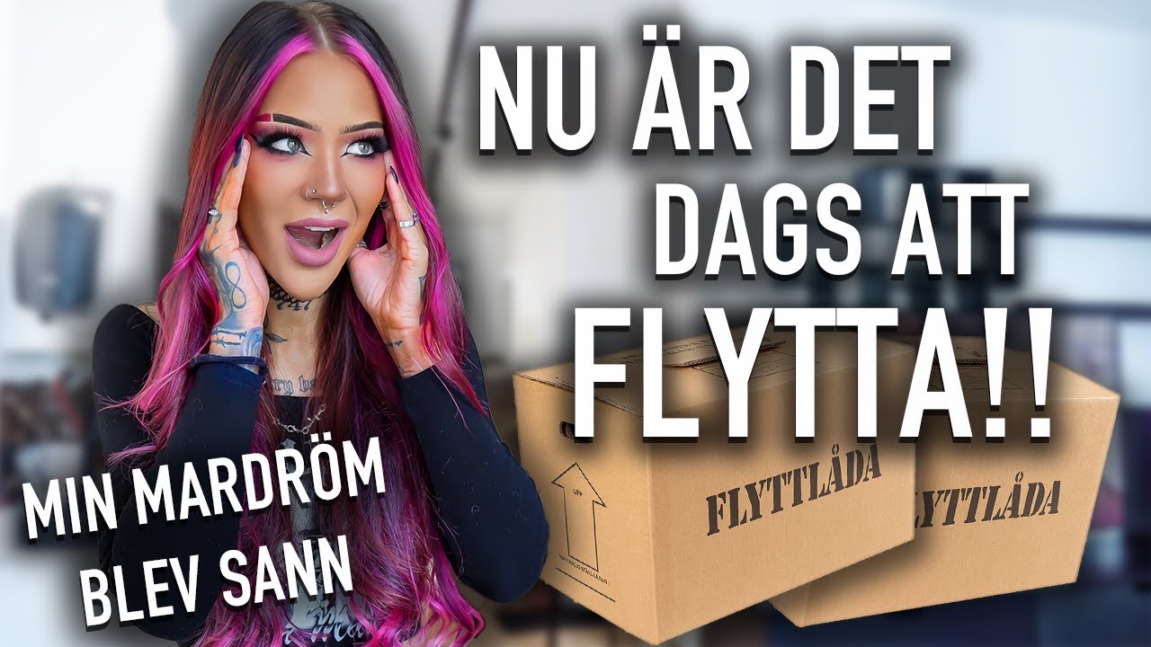 DET V&Auml;RSTA SOM KAN H&Auml;NDA HAR PRECIS H&Auml;NT | FLYTTVLOGG #1