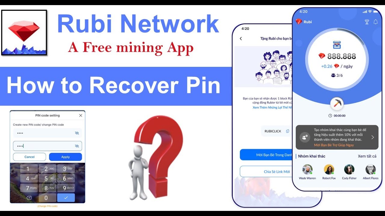 How to Recover Rubi Wallet Pin Code | Rubi Network Mining App