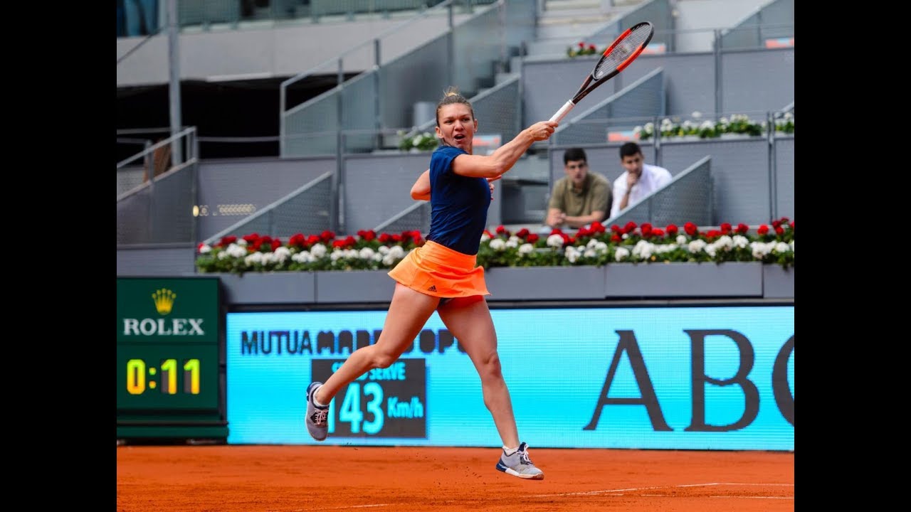 Simona Halep vs Viktoria Kuzmova Highlights 6:0 6:0 perfect Halep Mutua Madrid Open WTA 2019