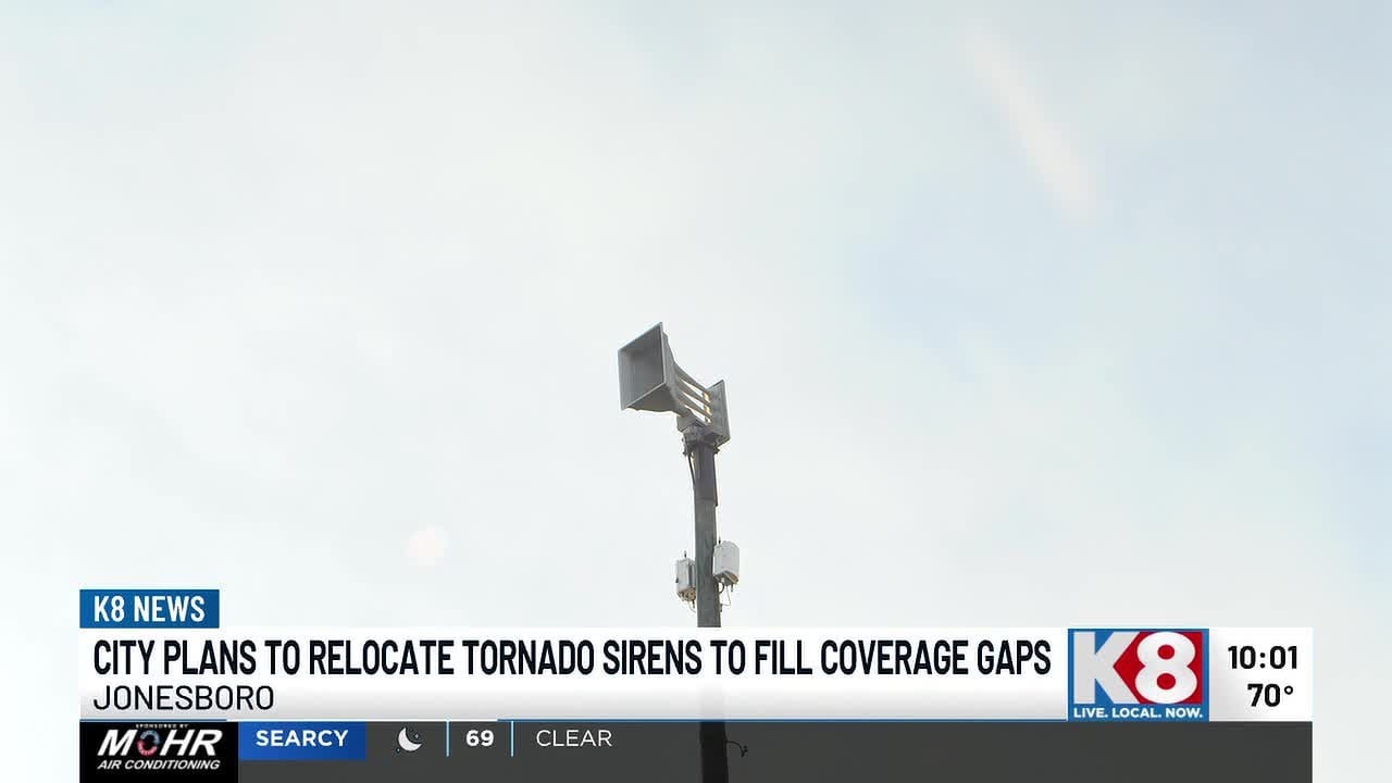 Jonesboro reevaluating tornado siren coverage as city grows