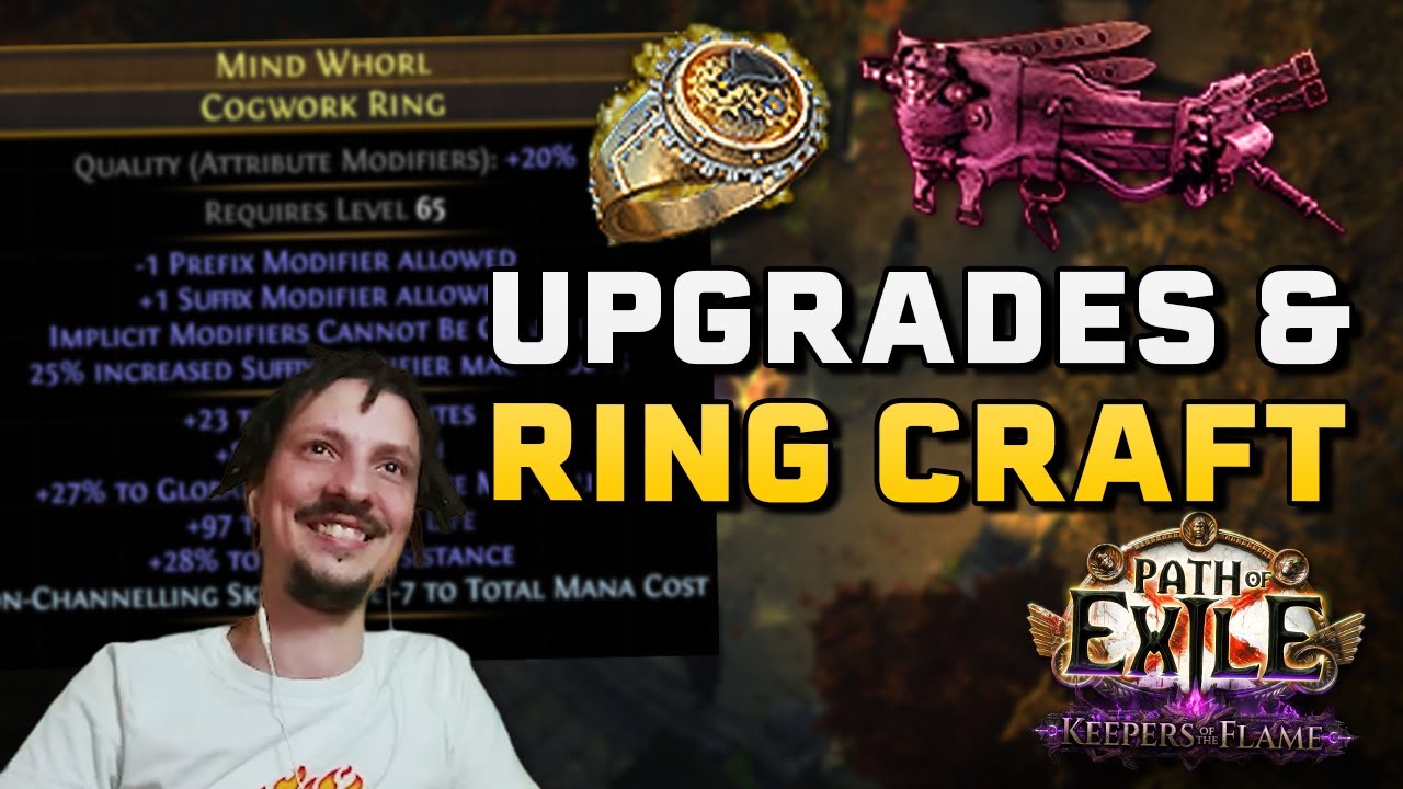 Can't play this game without a Mageblood & my new Cogwork ring - PoE #957