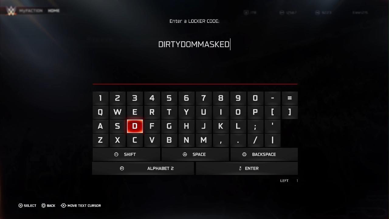 WWE 2K25 Free Locker Code Dirty Dom With Mask