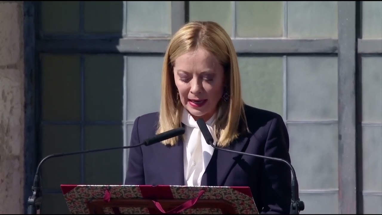 Il discorso del Presidente del Consiglio dei Ministri Giorgia Meloni ad Assisi: San Francesco 2025 