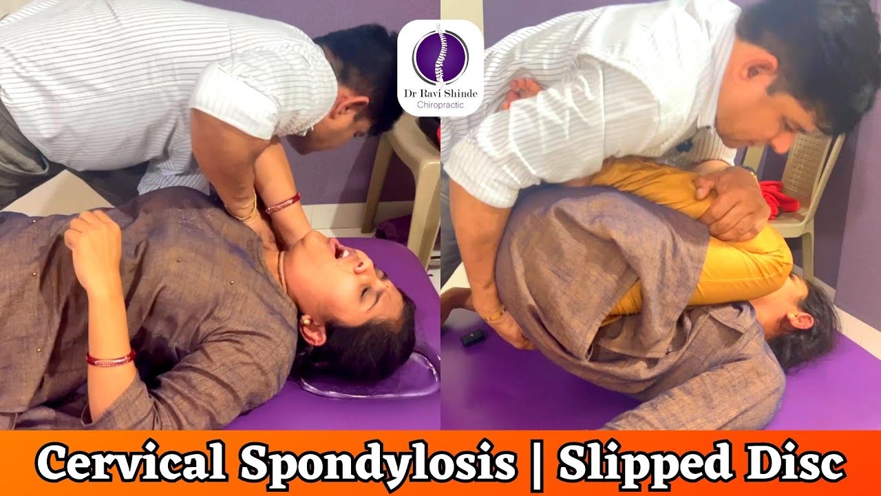 Causes for Cervical Spondylosis & Slipped Disc with Treatment #chiropractic Dr Ravi Shinde #mumbai