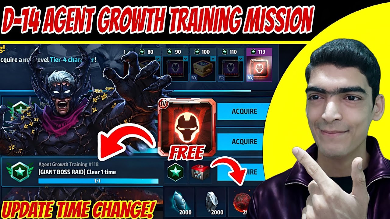 Day 14: Free T4 Selector & T4 Support Pack 😍 Love You 3000 Marvel Future Fight 