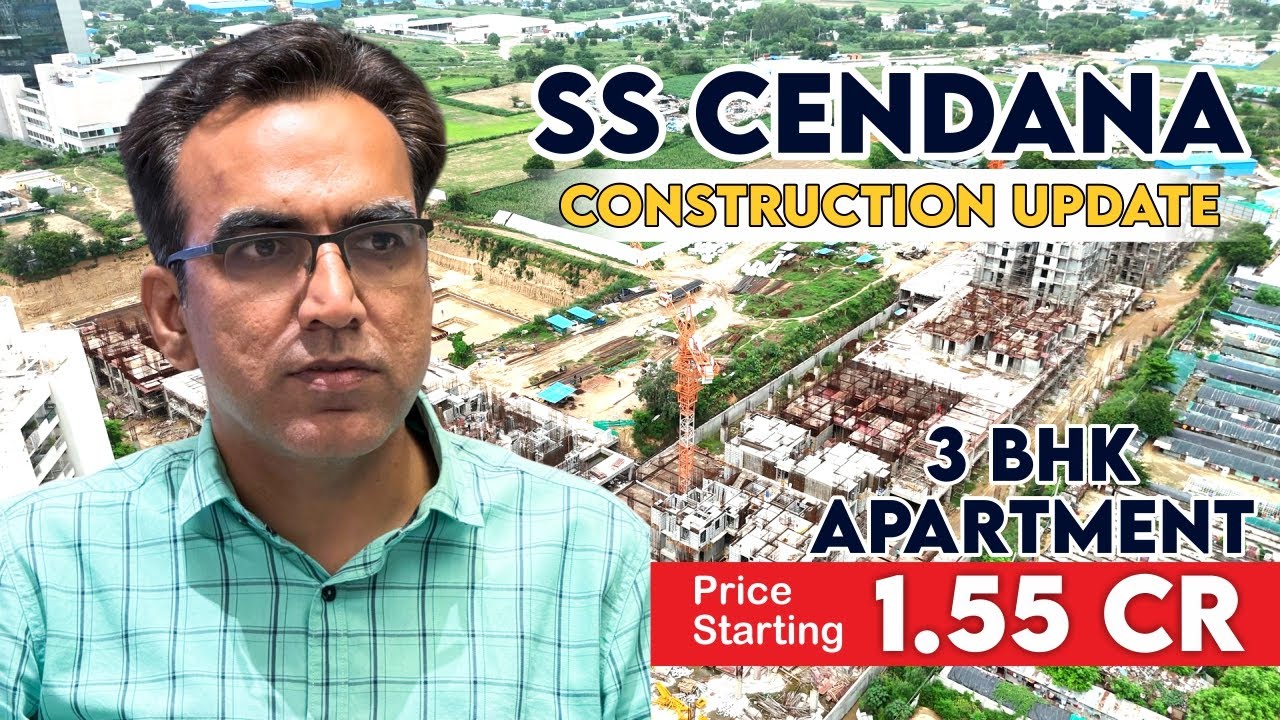 SS Cendana Latest Construction Update | Sector 83 | 3 BHK Apartment Starting 1.55 Cr