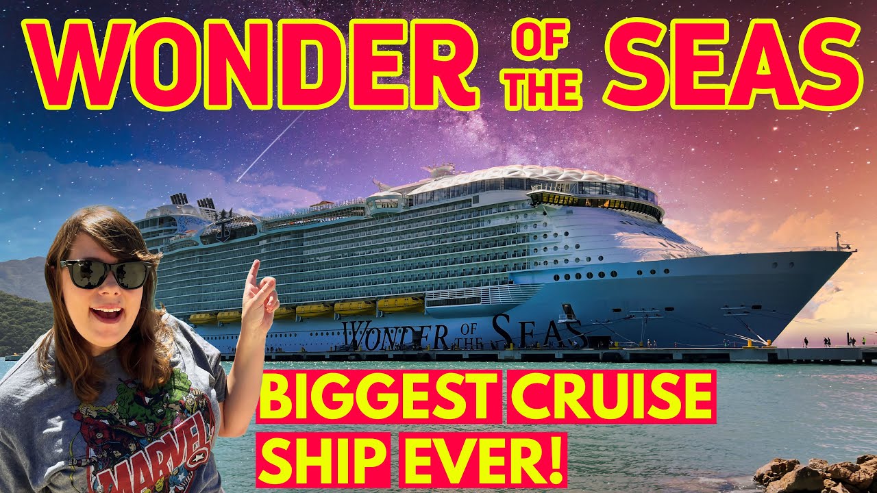 Boarding The BIGGEST Cruise Ship of ALL TIME - Wonder of the Seas