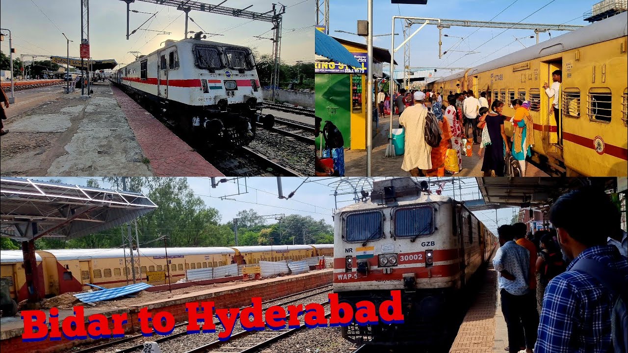 Bidar to Hyderabad train journey | Journey no. 11