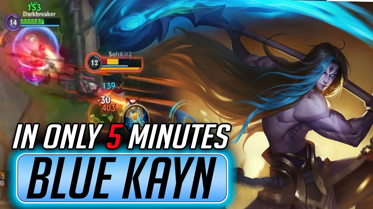 WILD RIFT BLUE KAYN HYPER CARRY IN CHALLENGER ELO