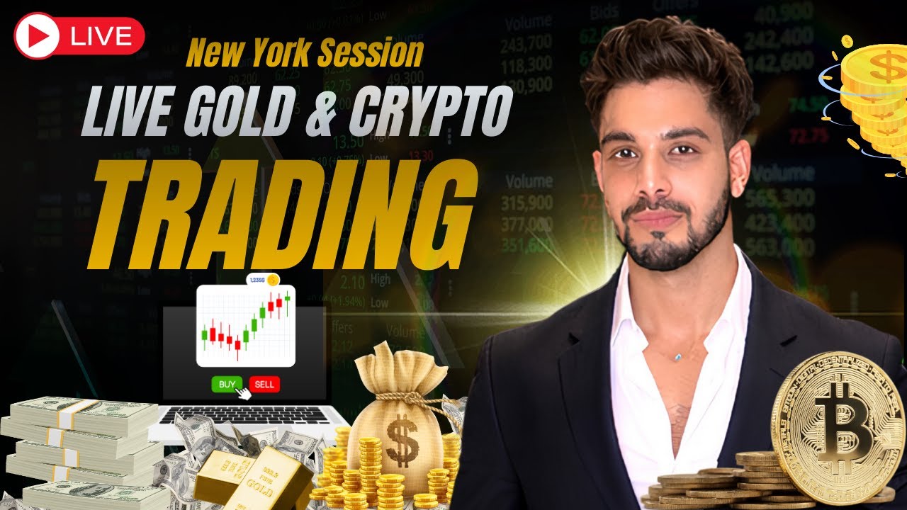 Live Crypto And Gold Trading II 24 Feb II Price Action II Live Market II Intraday II BTCUSD & XAUUSD