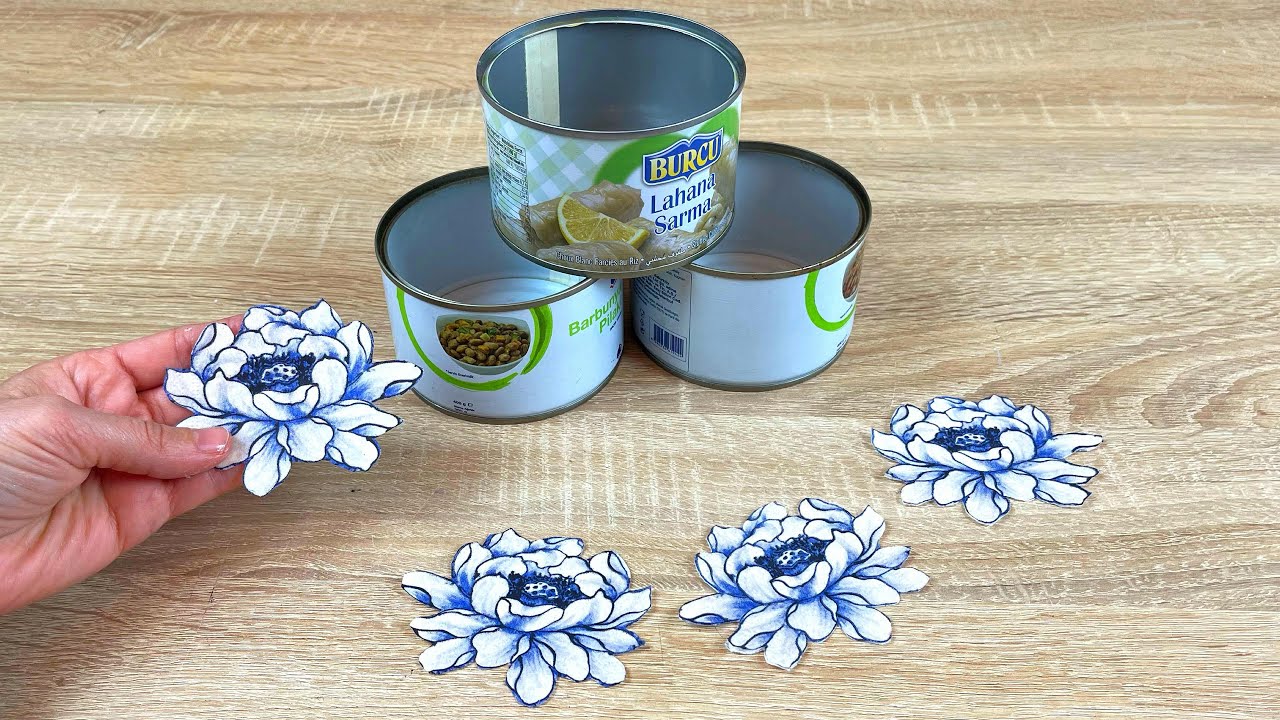 Herkes Nasıl Yaptığınızı Soracak! Teneke kutular İle Süper Bir Geri Dönüşüm Fikri.