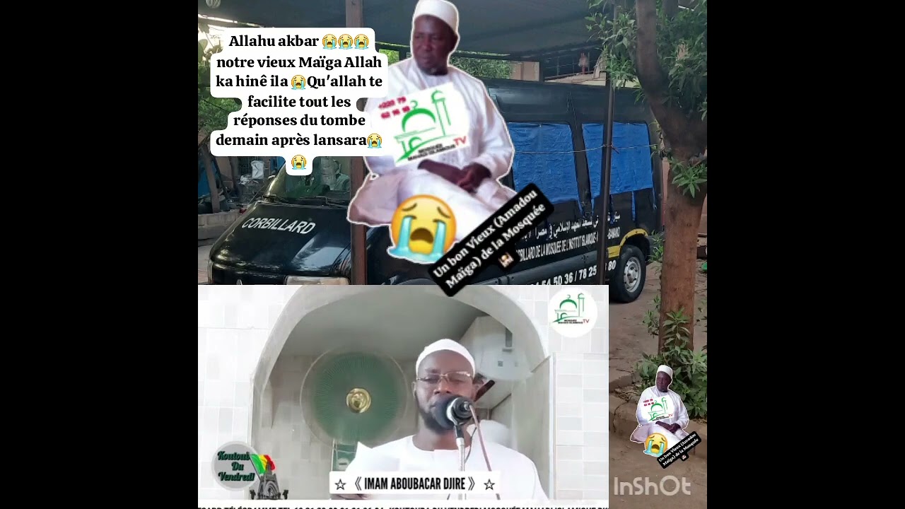 Vieux Maïga Allah ka hinê ila 😭Qu'allah te facilite tout les réponses du tombe demain après lansara