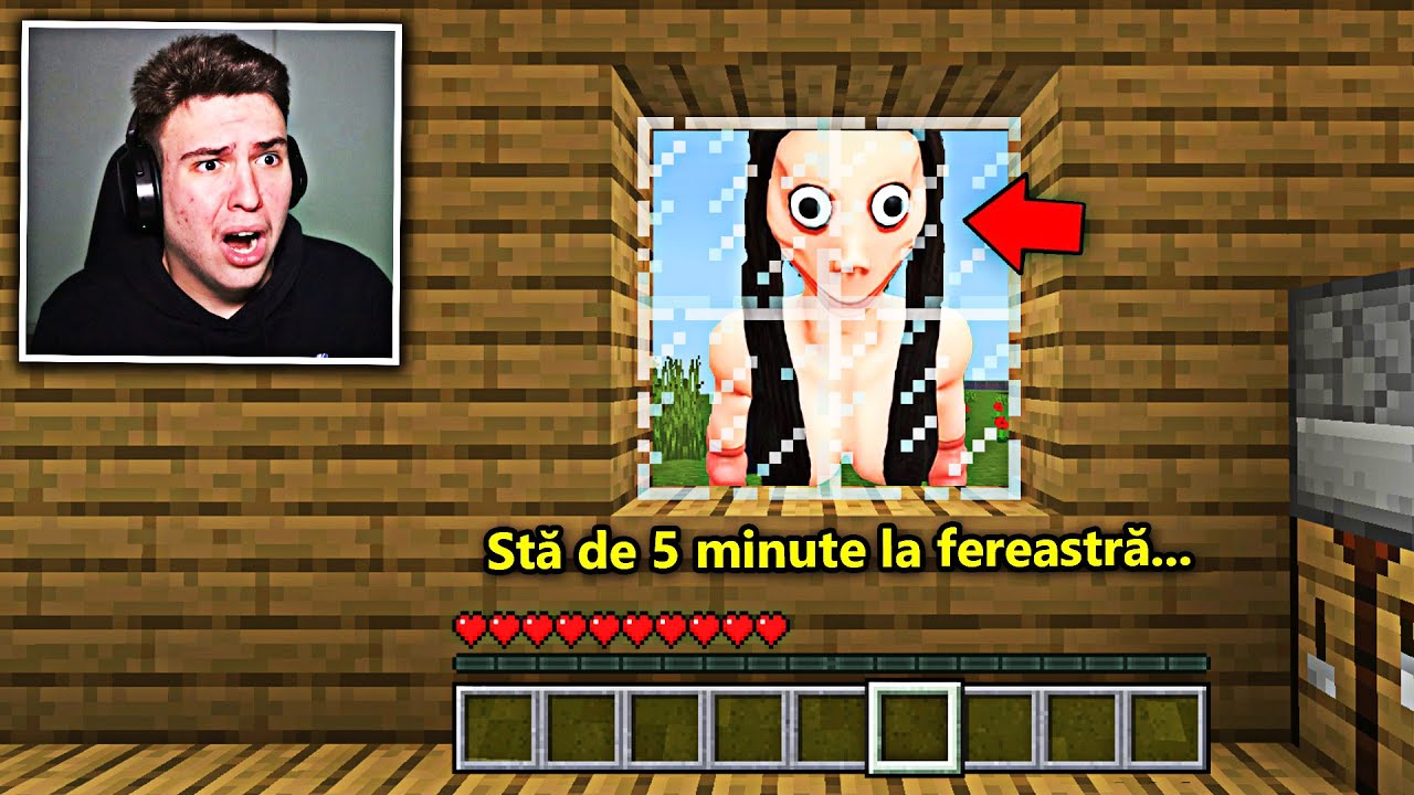Cineva vine la fereastra mea în fiecare noapte.. și se holbează la mine! (Minecraft)