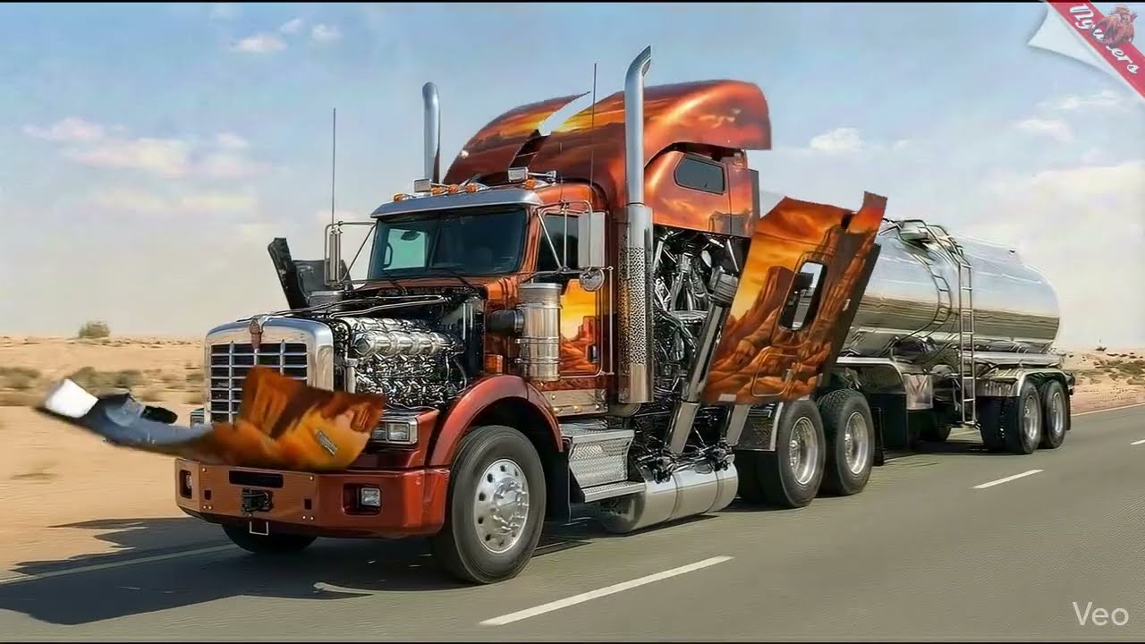 Collection of Best American Trucks #genai #nyukers #veo3 #capcut