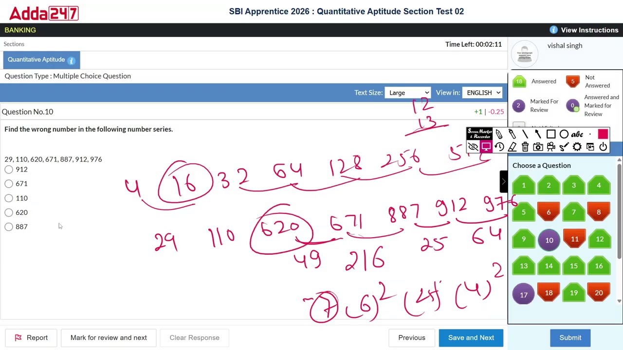 SBI Apprentice Mock Test | Maths Sectional mock Right apporach to Solve