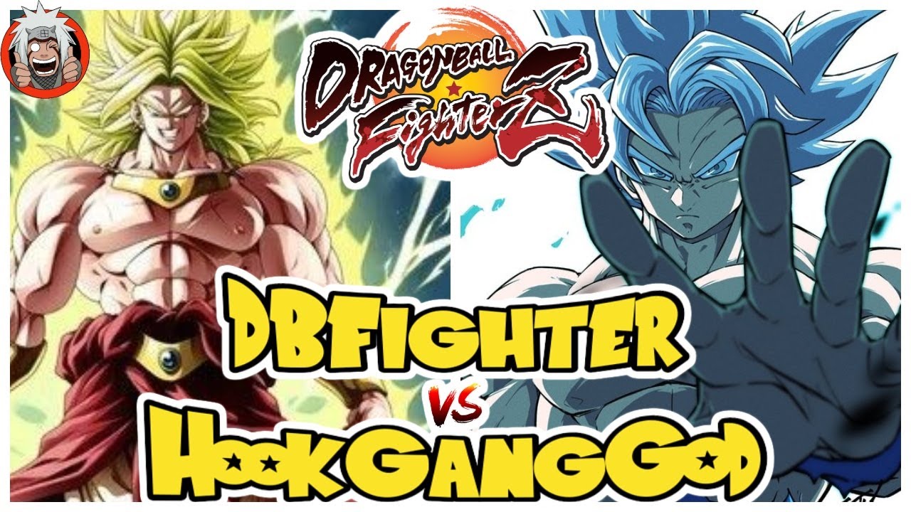 DBFZ HookGangGod vs DBFighter (VegetaSSJ, Broly, Piccolo) vs (GokuUI, GogetaSS4, GokuSSJ) 1.41