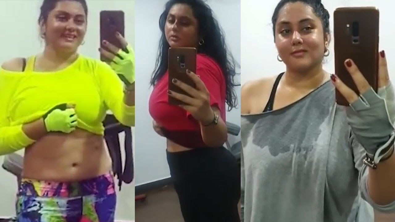 Actress Namitha Latest Gym Workout Video | Namitha Workout Video | #Namitha | Cinema Garage