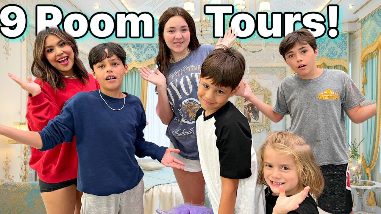 9 BEDROOM TOURS TEENAGERS