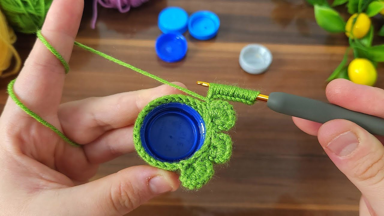 💕This idea with plastic lid will make you very happy💰Earn a lot of money on Valentine's Day🎁CROCHET