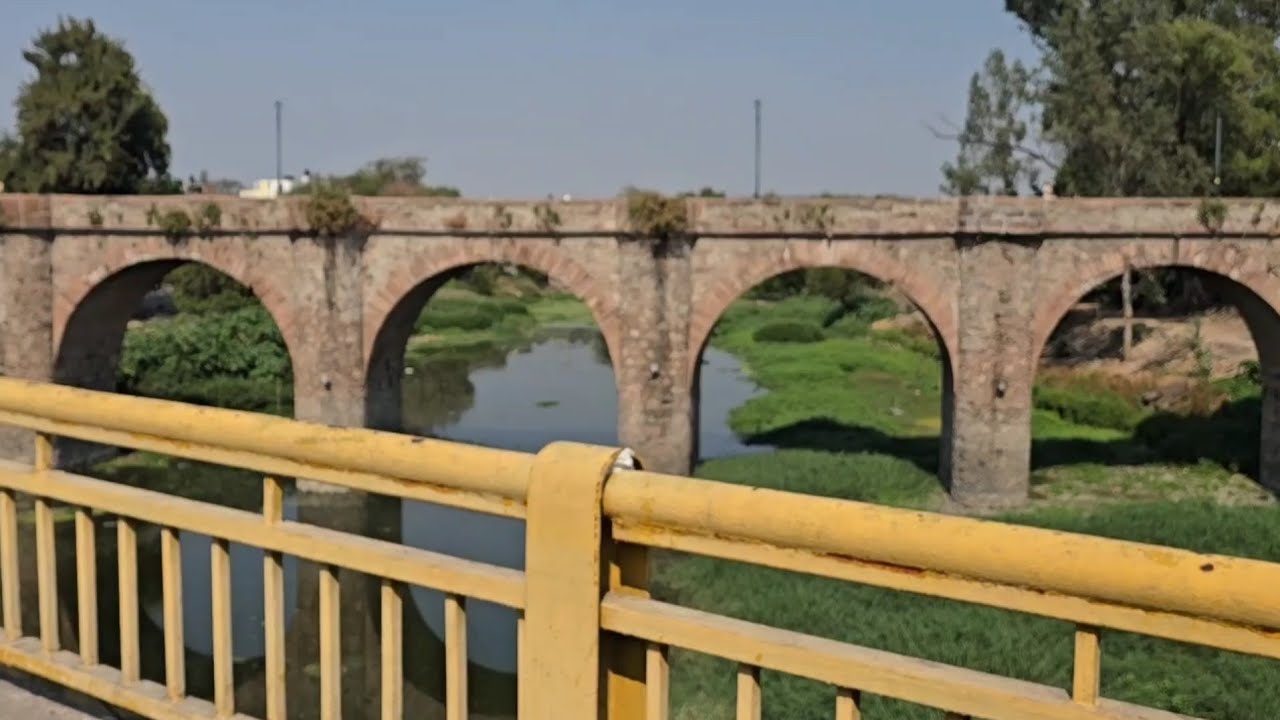 Recorrido en el puente historico de la piedad michoacán