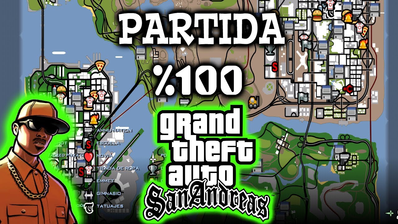 Todo Desbloqueado Para Gta San Andreas Android Partida Completa %100