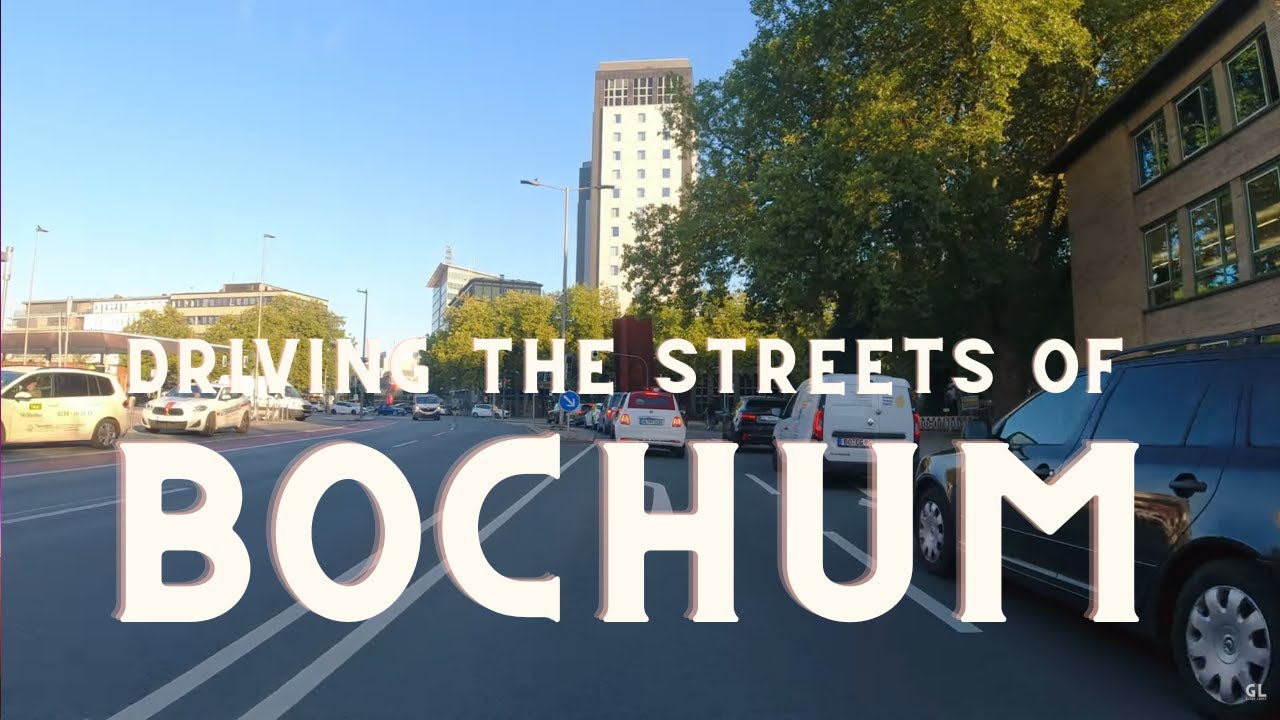 Driving Bochum in the Ruhrarea of Germany | GlobeLapse #realtime