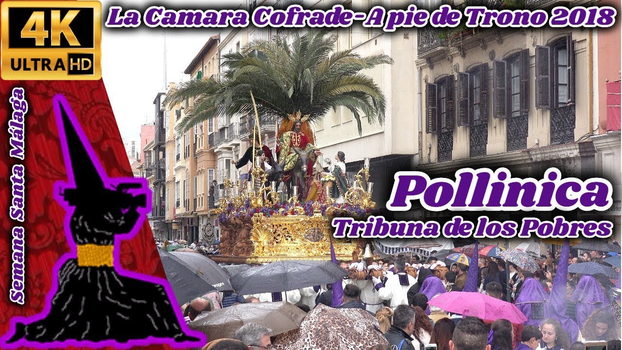 A PIE DE TRONO 2018: POLLINICA BAJO LA LLUVIA. ESPECTACULAR. TRIBUNA POBRES. UHD 4K