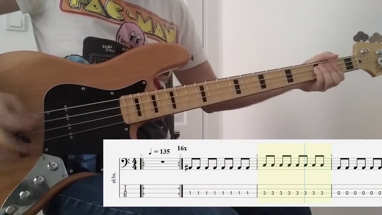 Jakuzi - Koca Bir Saçmalık (Bass Cover & Tab)