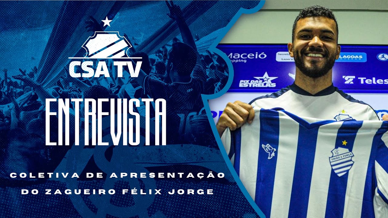 Coletiva de apresenta&ccedil;&atilde;o do zagueiro F&eacute;lix Jorge: 04.12.25 - CSA TV