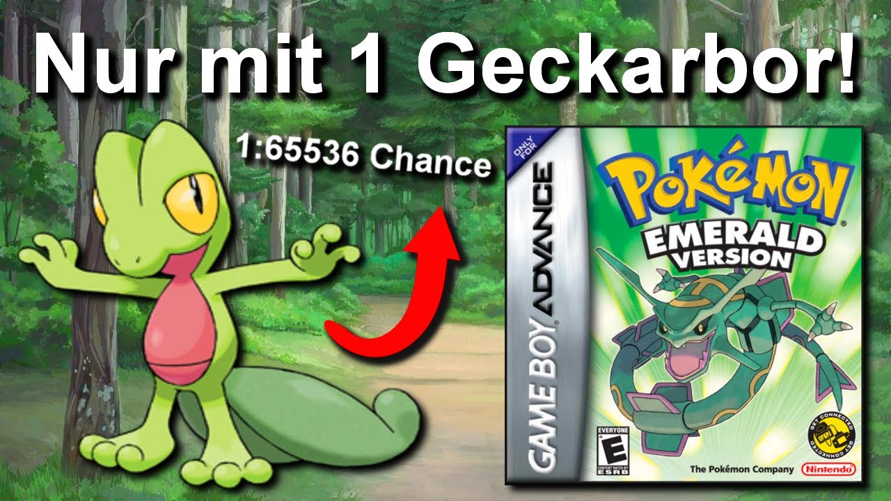 Kann man Pokemon Smaragd mit NUR einem GECKARBOR durchspielen? (0,001% Easter Egg)
